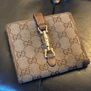 Authentic Vintage Gucci Horse Bit Monogram Wallet